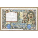 20 Francs Science et travail 1-8-1940 G.774