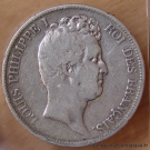 5 Francs Louis Philippe I tête nue 1831 D Lyon