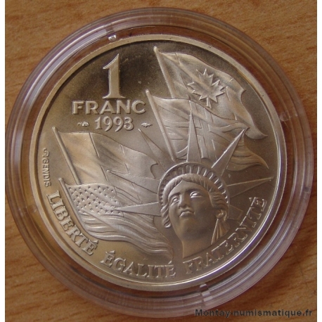 1 Franc Débarquement 1993 BU