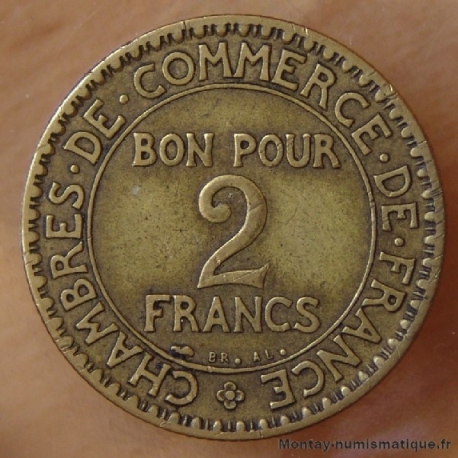 2 Francs Chambre de Commerce 1926