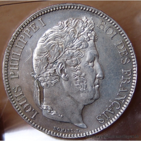 5 Francs Louis Philippe 1833 D Lyon