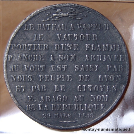 Médaille Le Vautours - Révolution de 1848