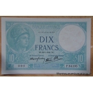 10 Francs Minerve 16-1-1941 
