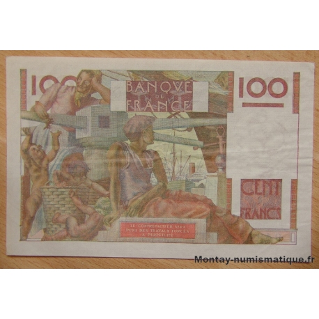 100 Francs Paysan 1-10-1953    R.558    Filigrane inversé  
