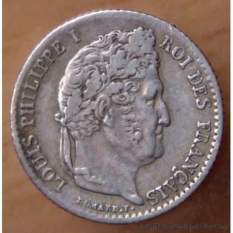 Louis Philippe Ier 1/4 Franc 1832 D Lyon 