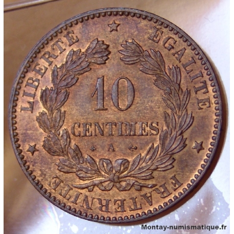 10 Centimes Cérès 1873 A Paris