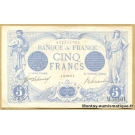 5 Francs Bleu 23 janvier 1917 M.16101 