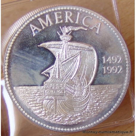 Médaille -  500 ème Anniversaire découverte de l'Amérique 1992
