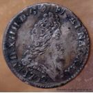 Louis XIV 5 sols aux insignes 1702 G Poitiers