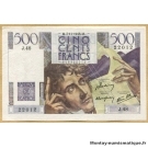 500 Francs Chateaubriand 7-11-1945 J.48