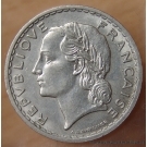 5 Francs Lavrillier nickel 1938