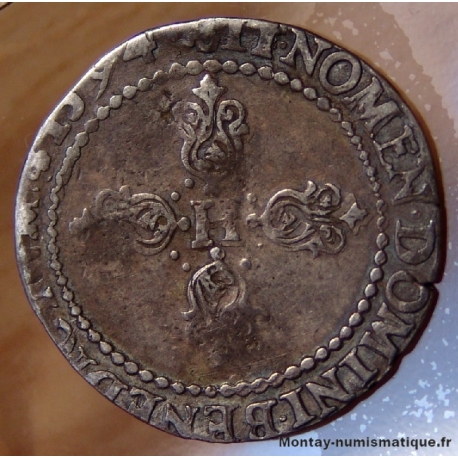 Henri IV Demi Franc 1594 B Rouen