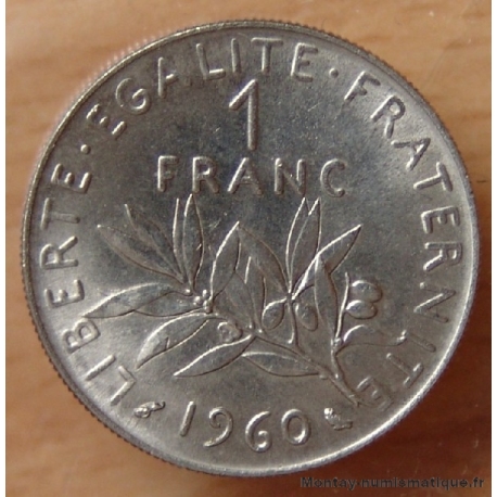 1 Franc Semeuse 1960 petit O