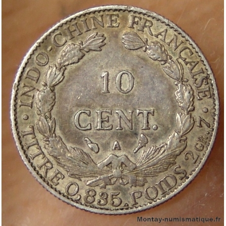 Indochine 10 cent 1913 A Paris