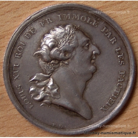 Jeton Louis XVI Mort du roi 21 janvier 1793