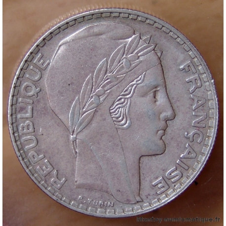 20 Francs Turin 1936