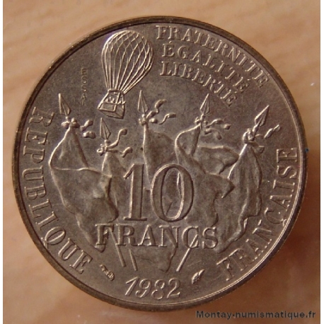 10 Francs Gambetta 1982 essai