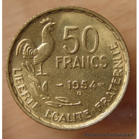 50 Francs Guiraud 1954 B Beaumont Le Roger
