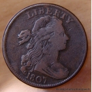 Etats Unis d'Amérique - 1 Cent 1807 FRAPPE MEDAILLE  Liberty buste drapé 
