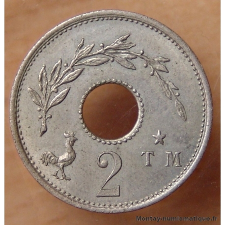 Essai de 2 centimes en nickel 1890 