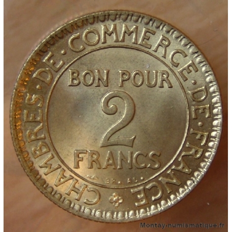 2 Francs Chambre de Commerce 1921