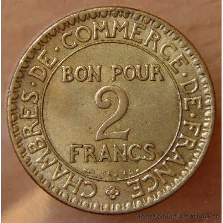 2 Francs Chambre de Commerce 1925