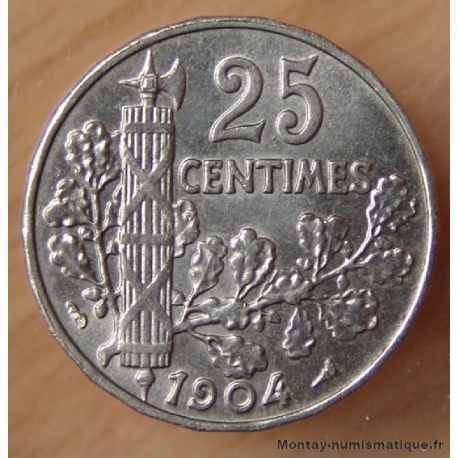 25 Centimes Patey 1904