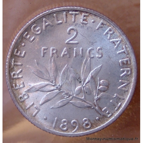 2 Francs Semeuse 1898