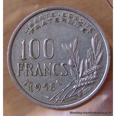 100 Francs Cochet 1958 Chouette