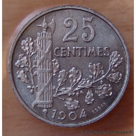 25 Centimes Patey 1904 ESSAI