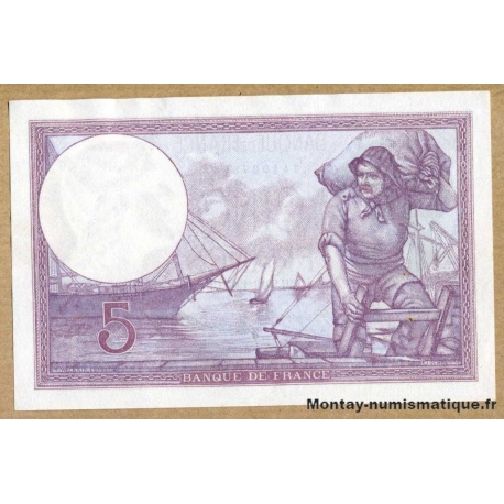 5 Francs Violet 29-6-1933 D.56436