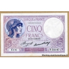 5 Francs Violet 5-1-1933 P.52147