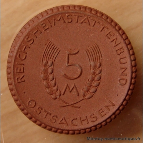 Allemagne - Ostsachsen 15mark 1921 Reichsheimstättenbund 