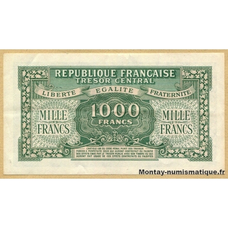 1000 Francs Marianne 1945 Série 52 E