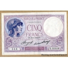 5 Francs Violet 26-5-1933 E.55339
