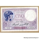 5 Francs Violet 26-5-1933 E.55339