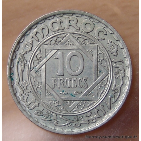 Maroc 10 Francs 1366 H (1947).