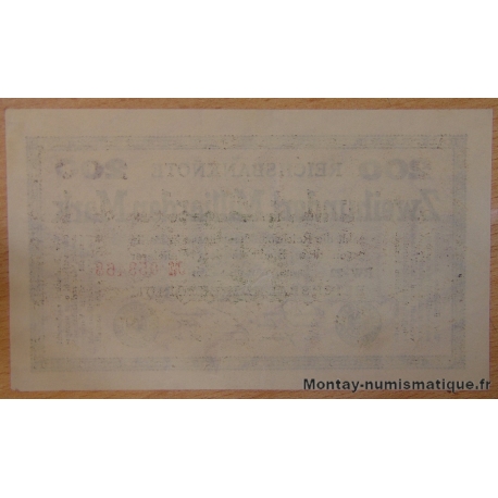 Allemagne - 200 Milliarden Mark 1923 Reichsbanknoten