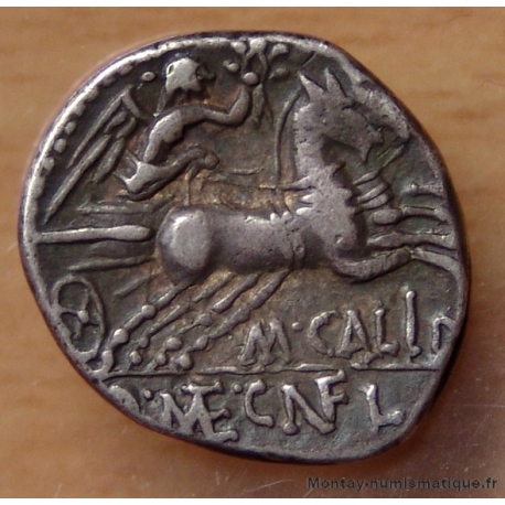 Denier Calidia 117-116 AC Rome