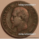 5 Centimes Napoléon  III tête nue 1855 D ancre