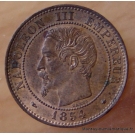 Deux centimes Napoléon III 1854 BB Strasbourg