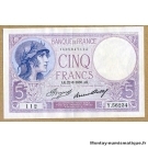 5 Francs Violet 22-6-1933 Y.56234