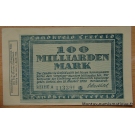 Allemagne - 100 Milliards de Mark CREFELD 1923