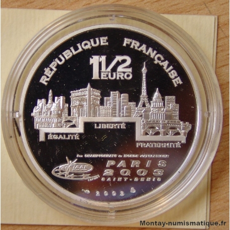 1 1/2 euro Paris 2003 - Courir. 