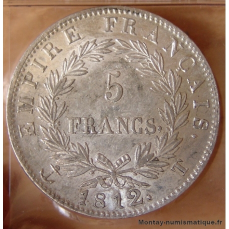 5 Francs Napoléon I 1812 T Nantes