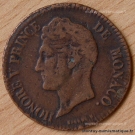 Monaco Honoré V 5 centimes 1837 MC