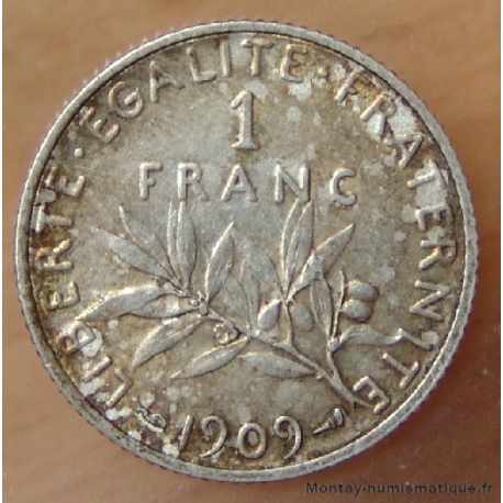 1 Franc Semeuse 1909