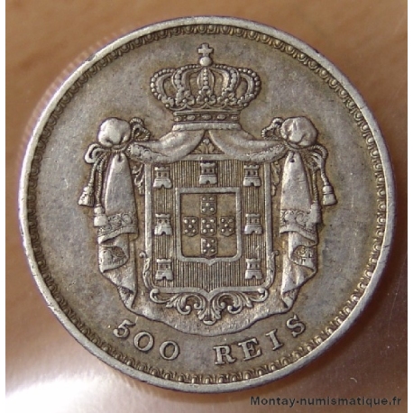 Portugal -500 Reis Marie II 1853