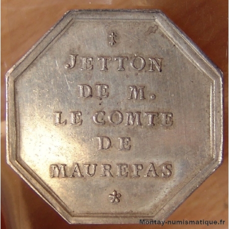 Jeton Comte de Maurepas aux armes de Jean-Frédéric Phélypeaux   