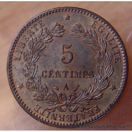 5 Centimes Cérès 1889 A Paris